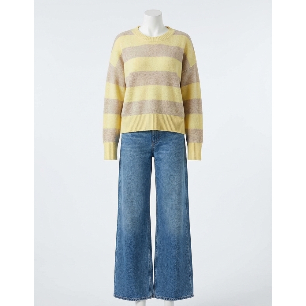 NEW Z SUPPLY cirrus stripe sweater in sunnyside